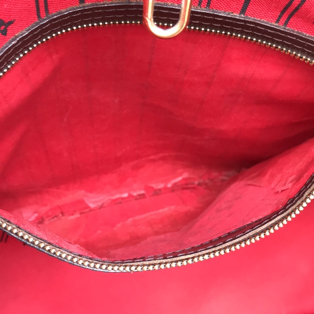 💎 NEVERFULL TOTE MM 💎 LOUIS VUITTON MADE IN FRANCE - Picture 6 of 14